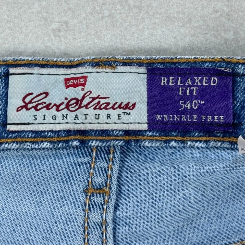 Levis Signature 540 Relaxed Fit Jeans Mens 40x29 Blue USA Made Vintage